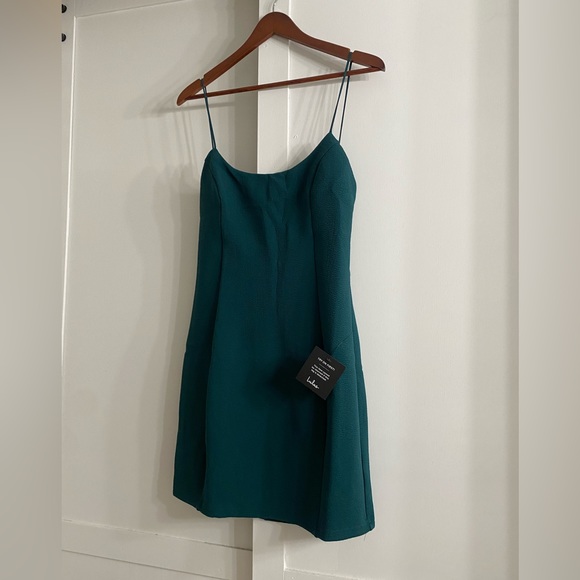 NWT Lulu's Stay Out Later Dark Teal Backless Bodycon Dress 🔥 Simply Sexy - Picture 4 of 9